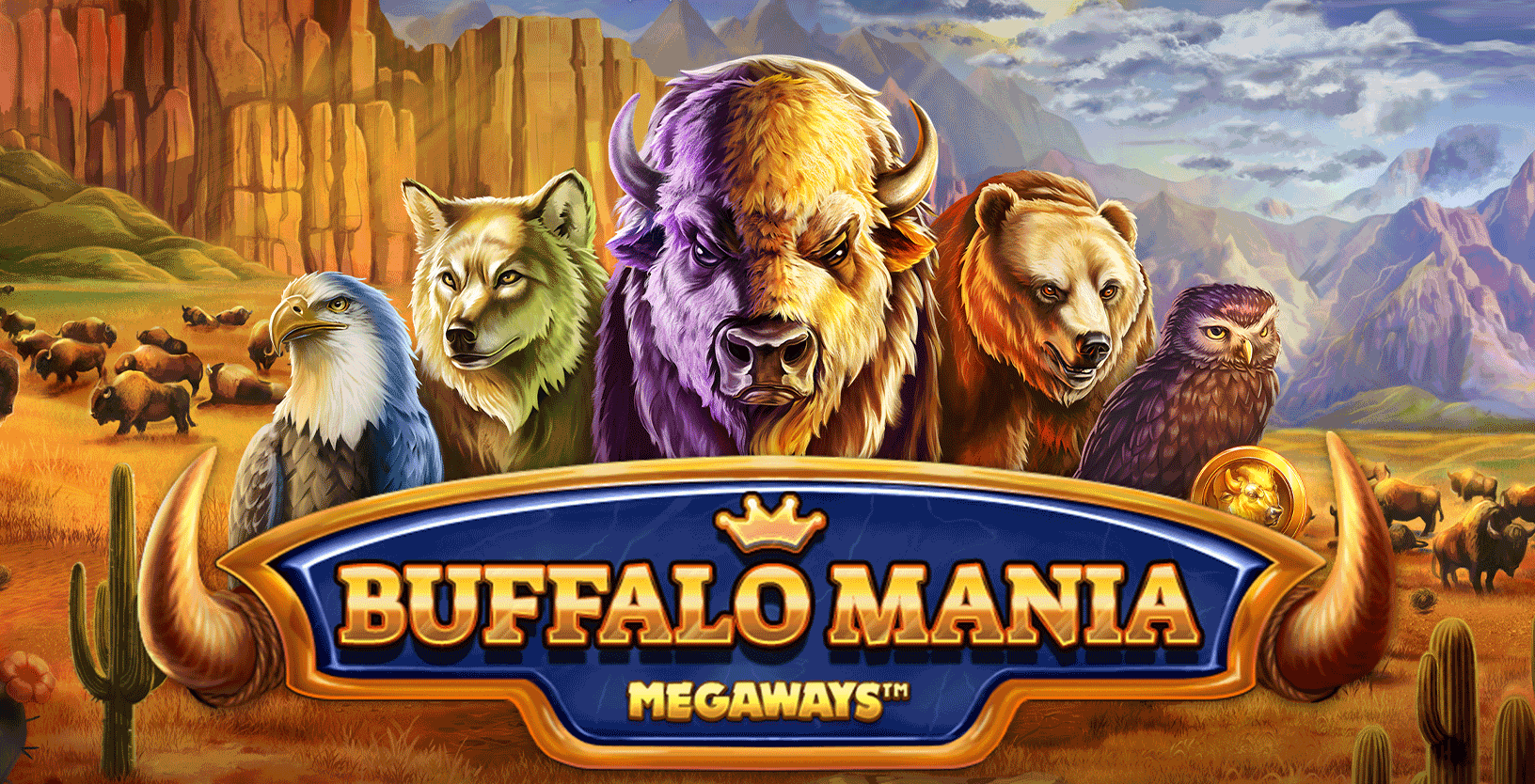 Buffalo Mania Megaways - Game Title