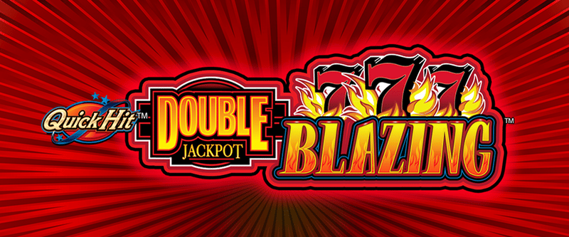 Quick Hit Double Jackpot Triple Blazing 777s - Game Title