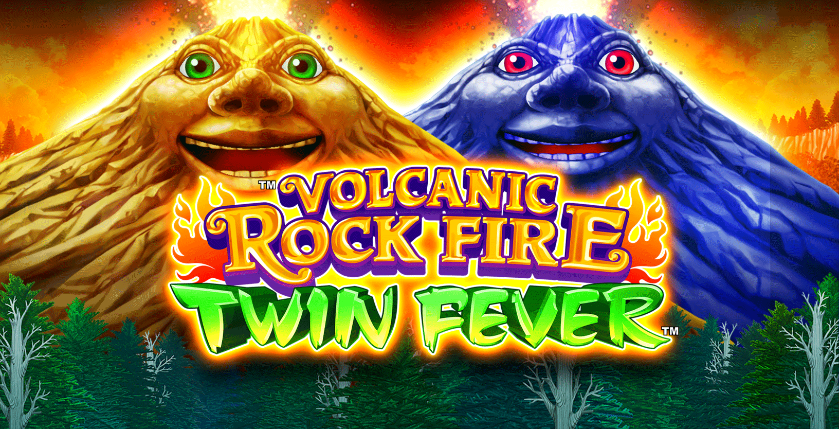 Volcanic Rock Fire Twin Fever - Game Title