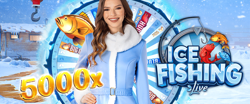 Live Dealer Ice Fishing - Game Title