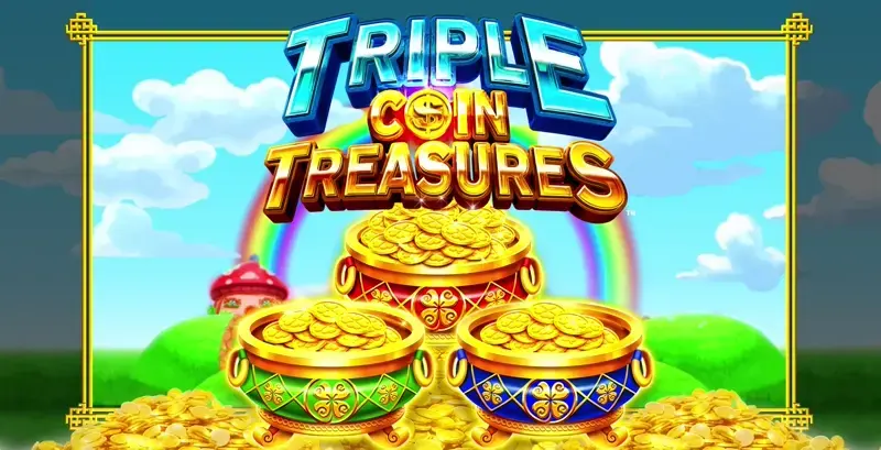 Triple Coin Treasures: Shamrock Fortunes - Game Title