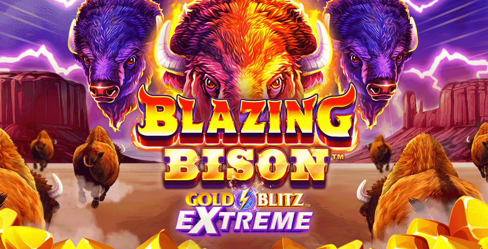 Blazing Bison Gold Blitz Extreme - Game Title