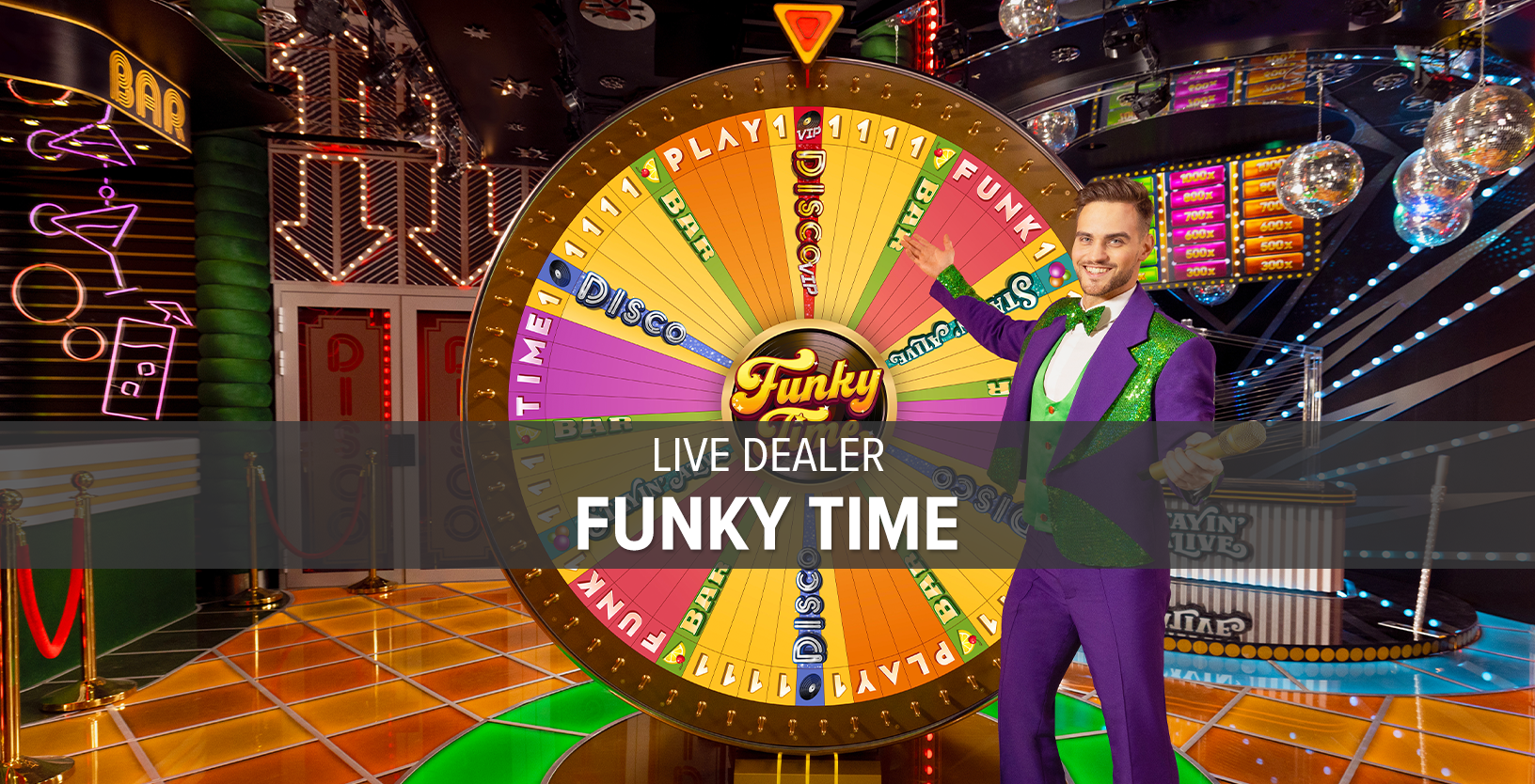 Live Dealer Funky Time (ON) - Game Title