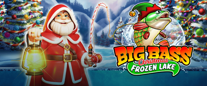 Big Bass Christmas Frozen Lake - Game Title