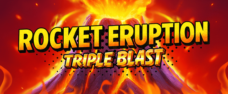 Rocket Eruption Triple Blast - Game Title