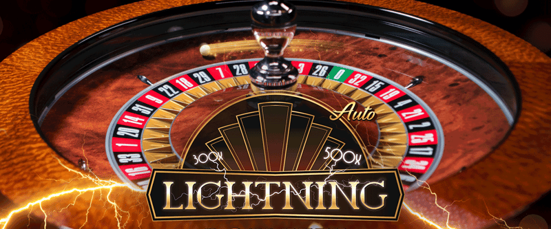 Live Dealer Auto Lightning Roulette (MI) - Game Title
