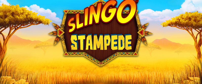 Slingo Stampede - Game Title