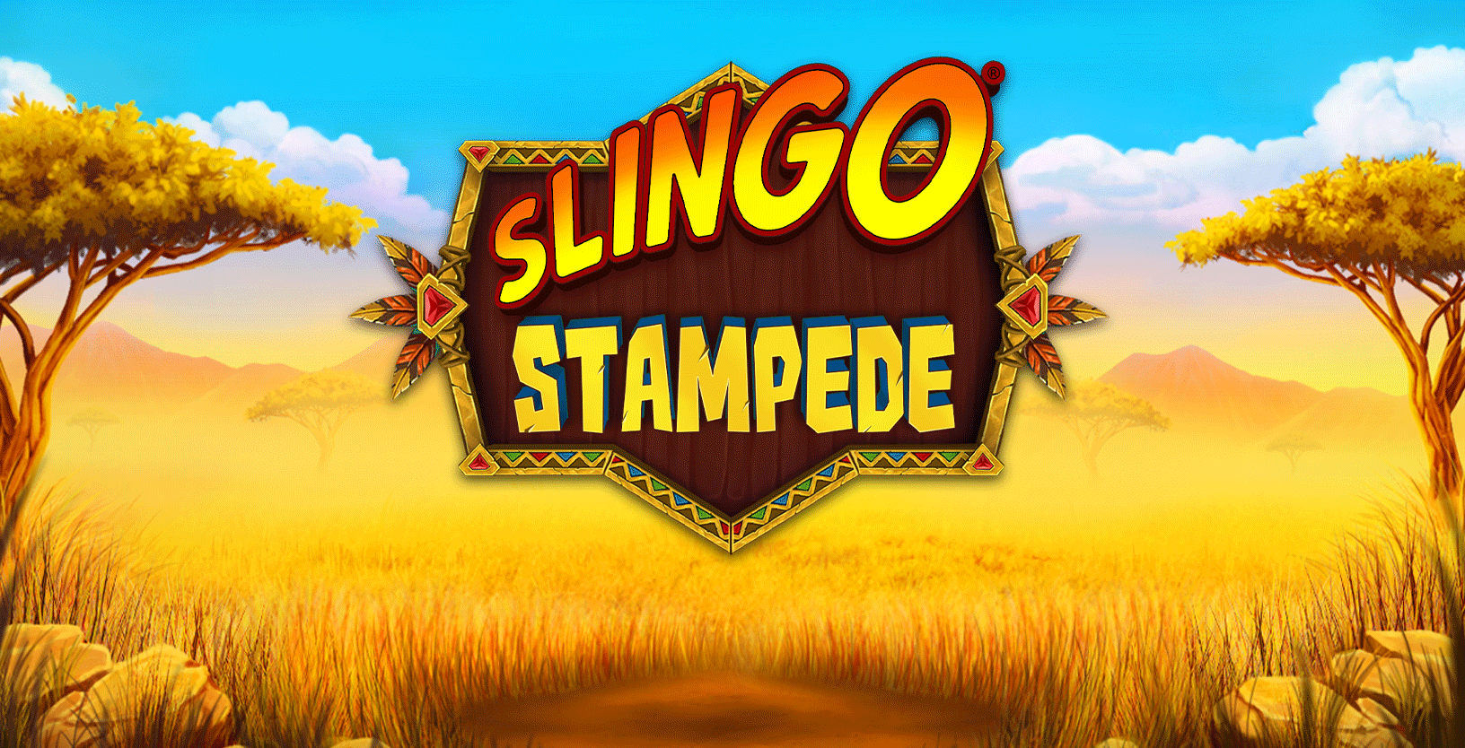 Slingo Stampede - Game Title