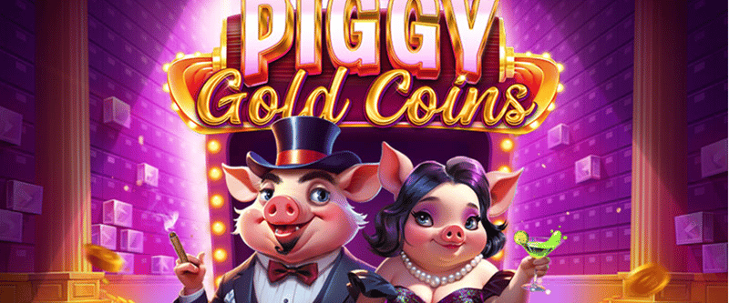 Piggy Gold Coins - Game Title
