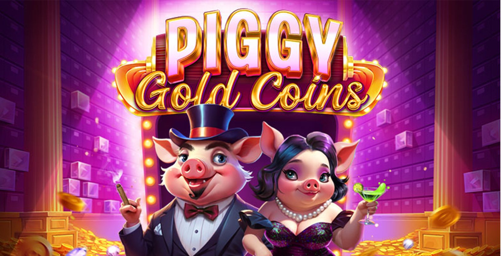 Piggy Gold Coins - Game Title