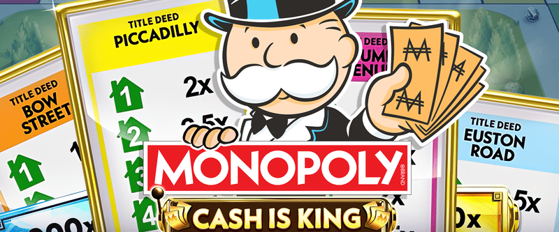 Monopoly Cash is King - Game Title