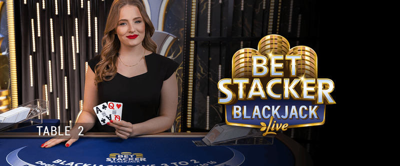 Live Dealer Bet Stacker Blackjack 2 (MI) - Game Title