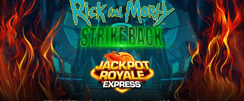 Rick and Morty Strike Back Jackpot Royale Express - Game Title