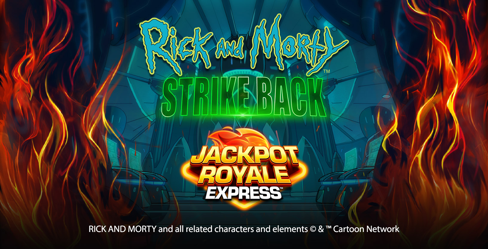 Rick and Morty Strike Back Jackpot Royale Express - Game Title