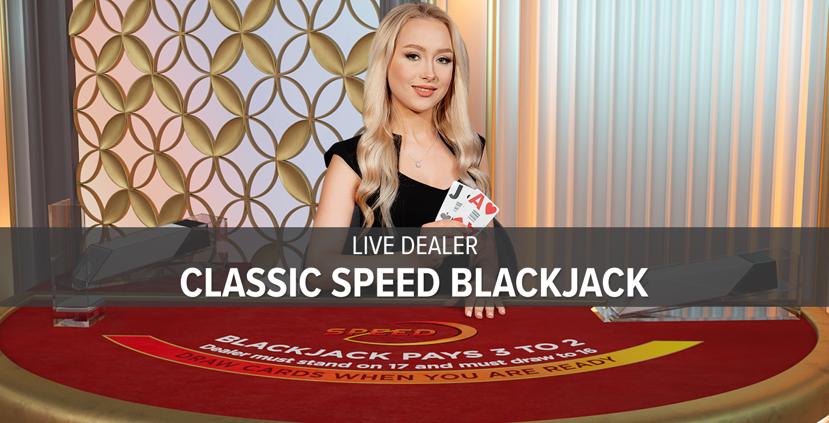 Live Dealer Classic Speed Blackjack (ON) - Game Title