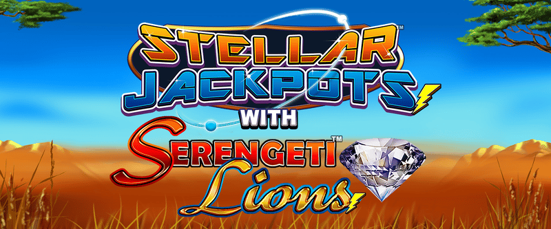 Stellar Jackpots Serengeti Lions - Game Title