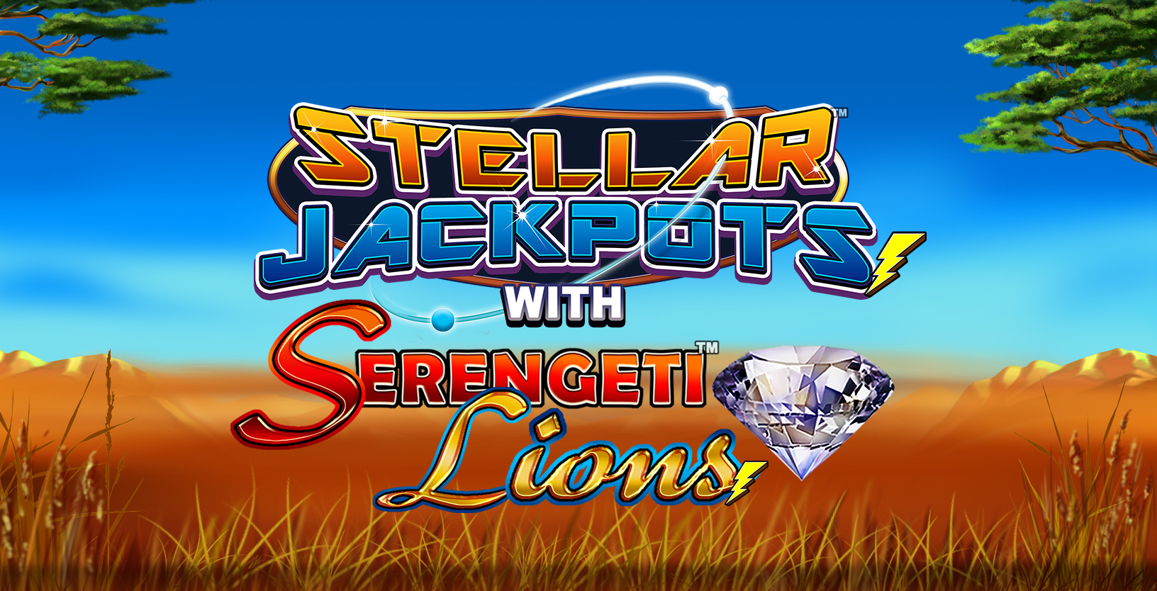 Stellar Jackpots Serengeti Lions - Game Title