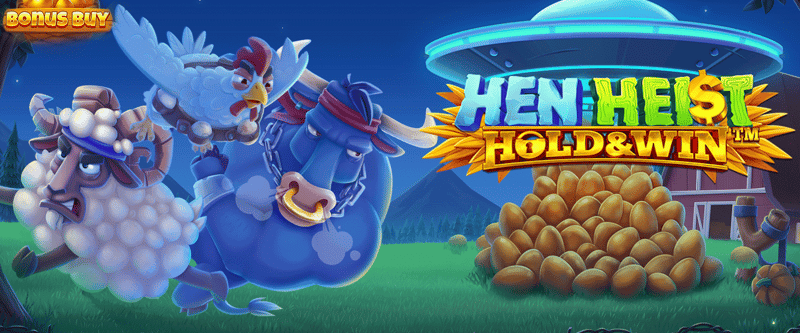 Hen Heist Hold & Win - Game Title