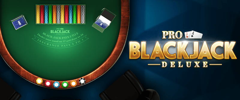 Pro Blackjack Deluxe - Game Title