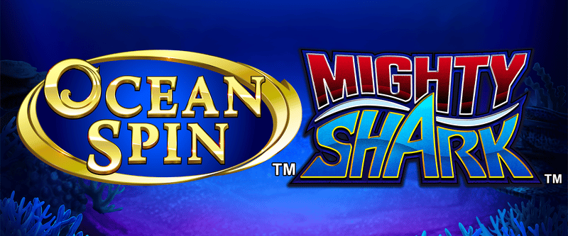 Ocean Spin Mighty Shark - Game Title