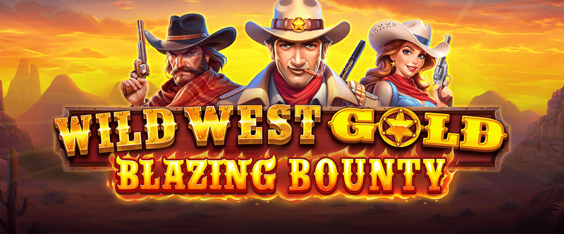 Wild West Gold Blazing Bounty - Game Title