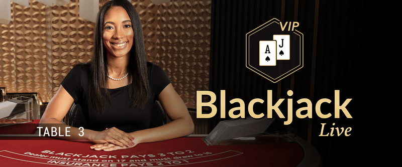 Live Dealer VIP Blackjack 3 (NJ) - Game Title