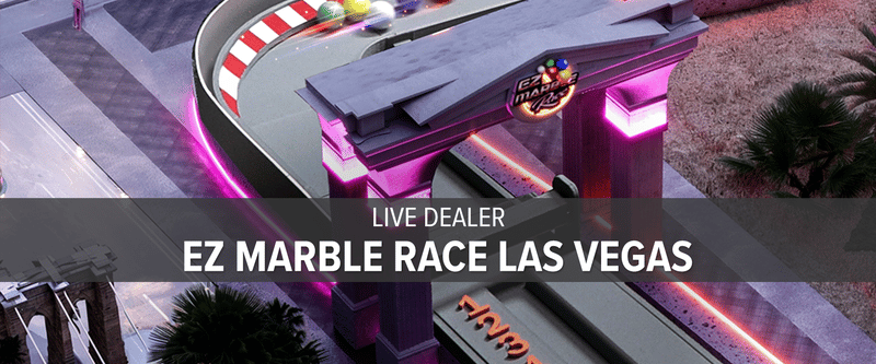 EZ Marble Race Las Vegas (Ezugi) - Game Title
