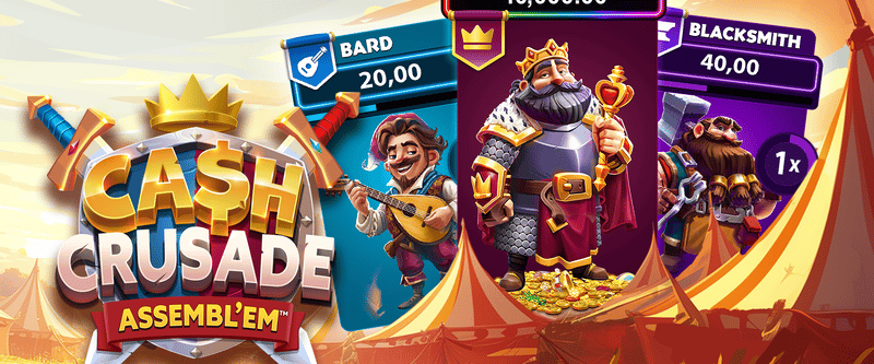 Cash Crusade ASSEMBL'EM - Game Title