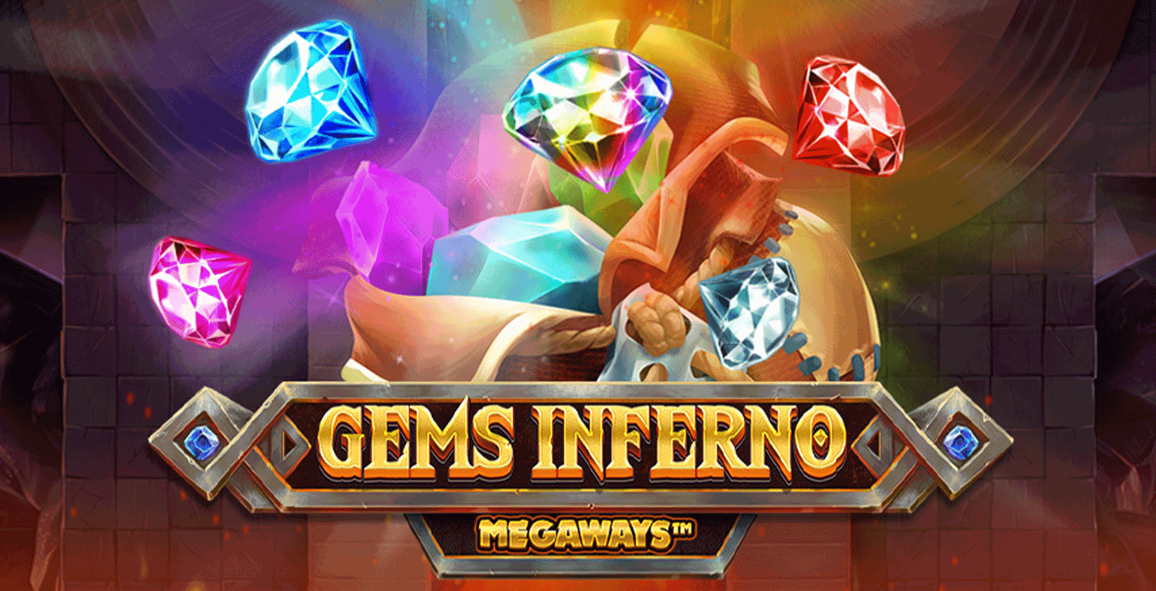 Gems Inferno Megaways - Game Title