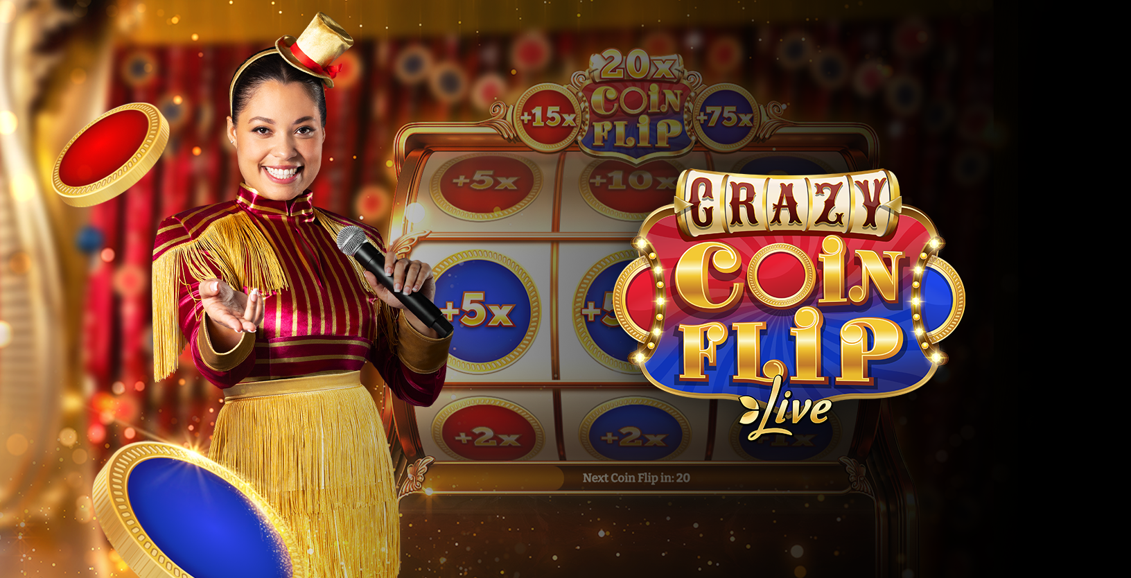 Caesars Palace Online Casino - Live Dealer Crazy Coin Flip (MI)