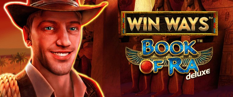 Book of Ra Deluxe Win Ways - Game Title