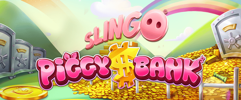 Slingo Piggy Bank - Game Title