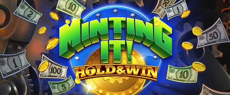 Minting It! Hold and Win - Game Title