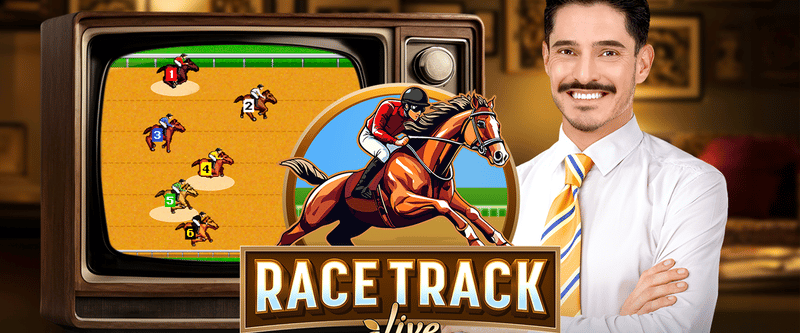 Live Dealer Race Track - Game Title