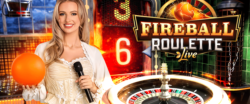 Live Dealer Fireball Roulette - Game Title