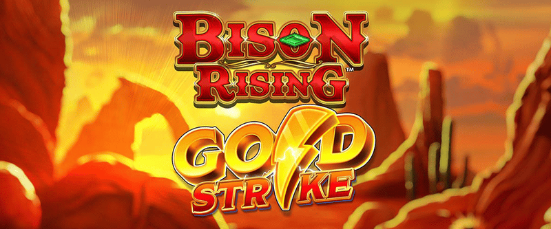 Bison Rising Gold Strike - Game Title