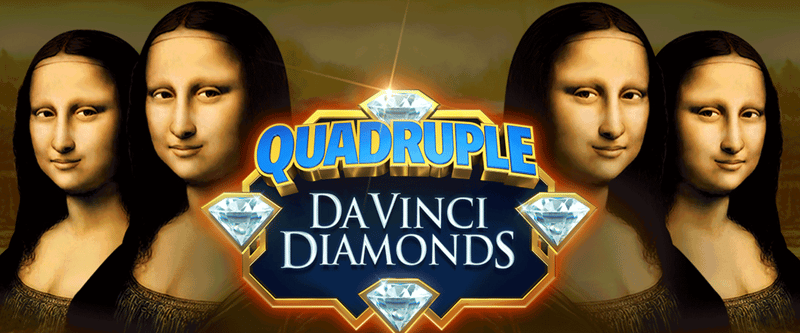 Quadruple Da Vinci Diamonds - Game Title
