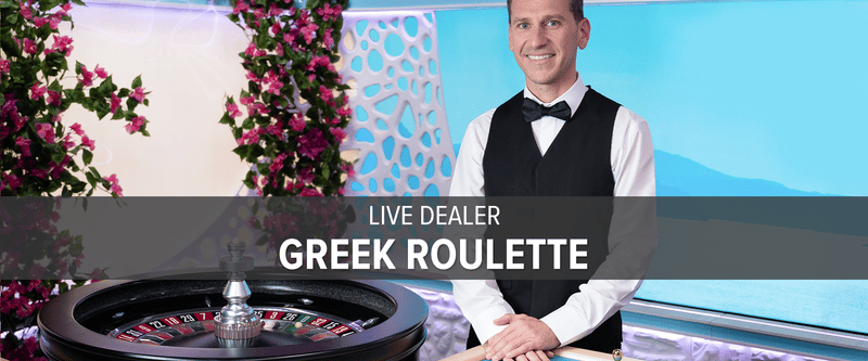 Live Dealer Greek Roulette - Game Title