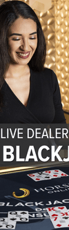 Horseshoe Live Dealer Blackjack Table 1 (MI) - Game Title