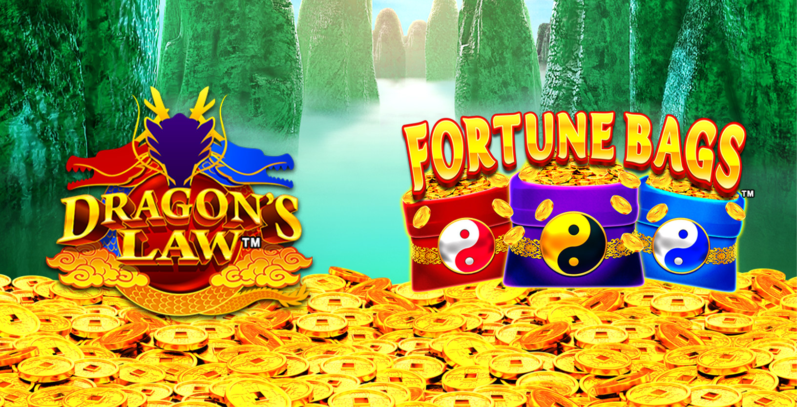 Dragon's Law Fortune Bags - Game Title