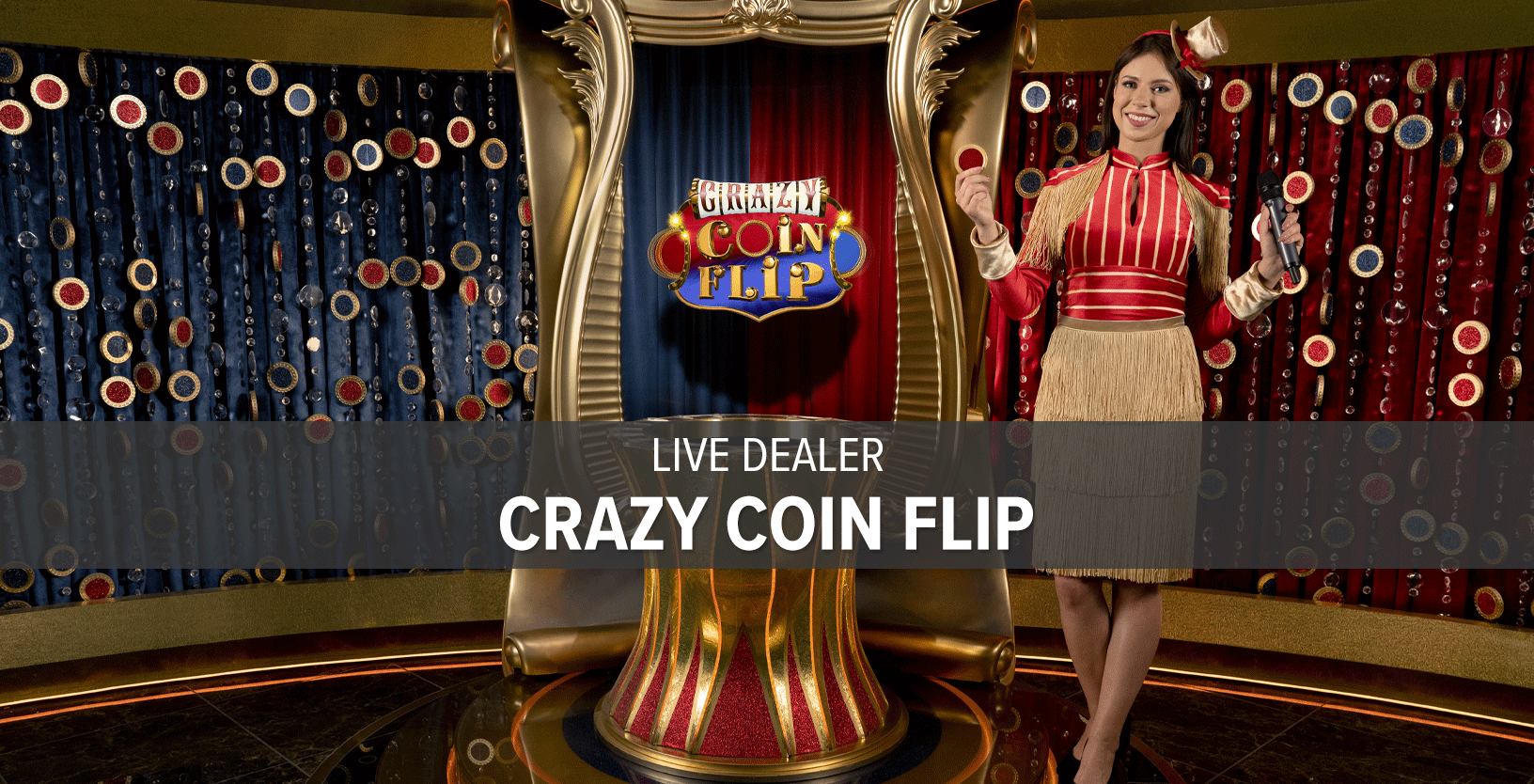 Live Dealer Crazy Coin Flip (ON) - Game Title