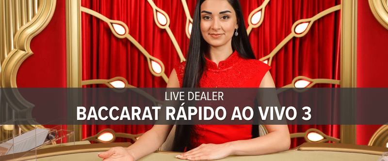 Live Dealer Baccarat Rápido ao Vivo 3 - Game Title