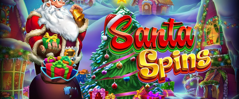 Santa Spins - Game Title