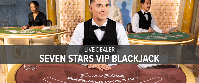 Live Dealer Seven Stars VIP Blackjack (MI) - Game Title