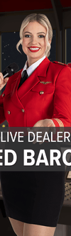 Live Dealer Red Baron - Game Title
