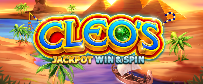 Cleo's Jackpot Win and Spin - Game Title