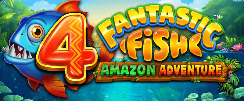 4 Fantastic Fish Amazon Adventures - Game Title