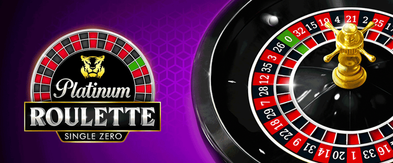Platinum Roulette Single Zero - Game Title