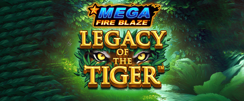 Mega Fire Blaze Legacy of the Tiger - Game Title