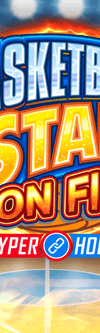 Basketball Star on Fire - Game Title